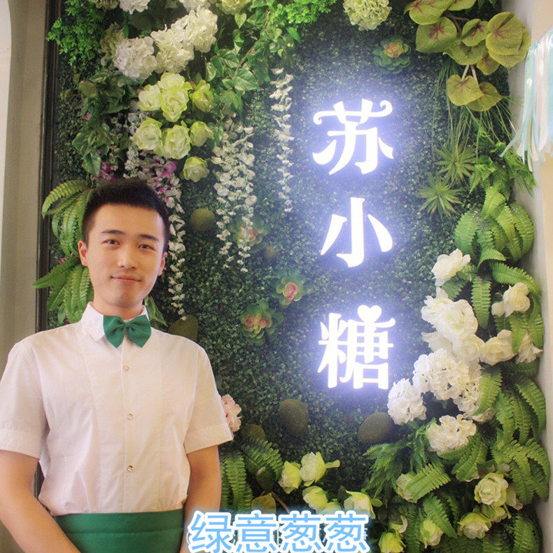 形象墙橱窗绿化仿真草坪