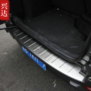 2013-14款福特翼博专用纯不锈钢装饰后杠踏板 福特翼博外置后护板