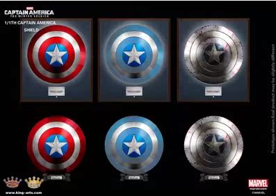 kingarts ka 1:1 美国队长盾牌太空金属电影挂墙正版授权全新现货