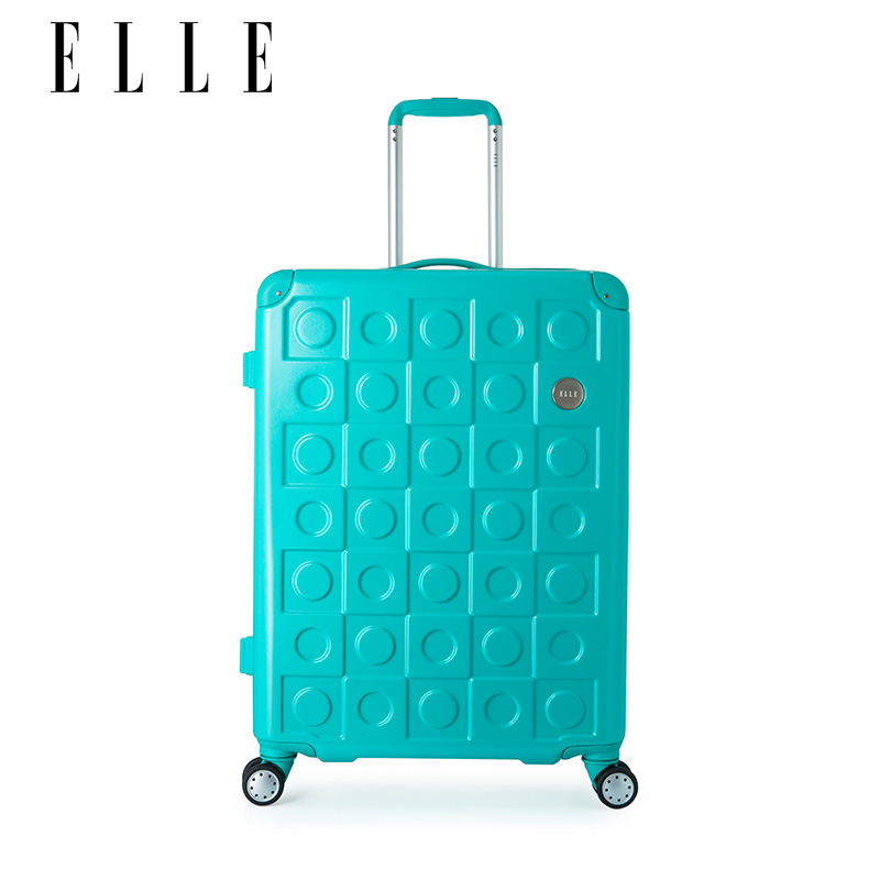 ELLE新款69424拉杆箱旅行箱24寸时尚硬箱万向轮箱包女