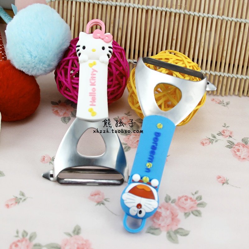 Cute cartoon hellokitty Portable Fruit knife Paring tool Stainless steel peeler PEELERin the Kitchen/Cooking utensils , Cooking utensils , Tool , Fruit peeler  category - from Buy2taobao.com to provide professional Taobao agent buy service