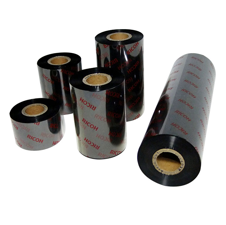 50-110mm*300m 进口理光混合碳带 理光b110a铜版纸耐磨耐刮碳带