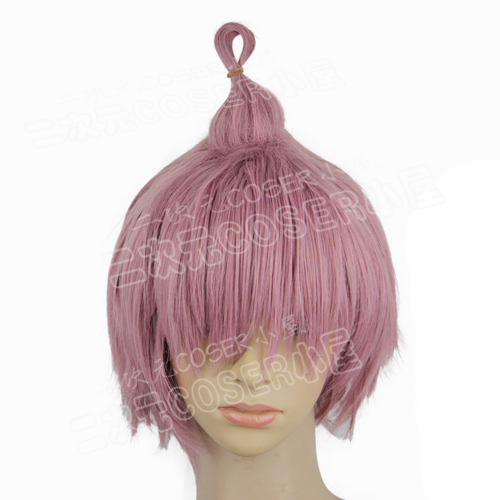 弹丸论破 轮舞 苗木诚 香芋色 天线呆毛 cos造型假发 高温丝