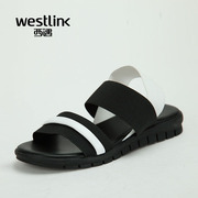 Westlink/West stretch fabric sandals