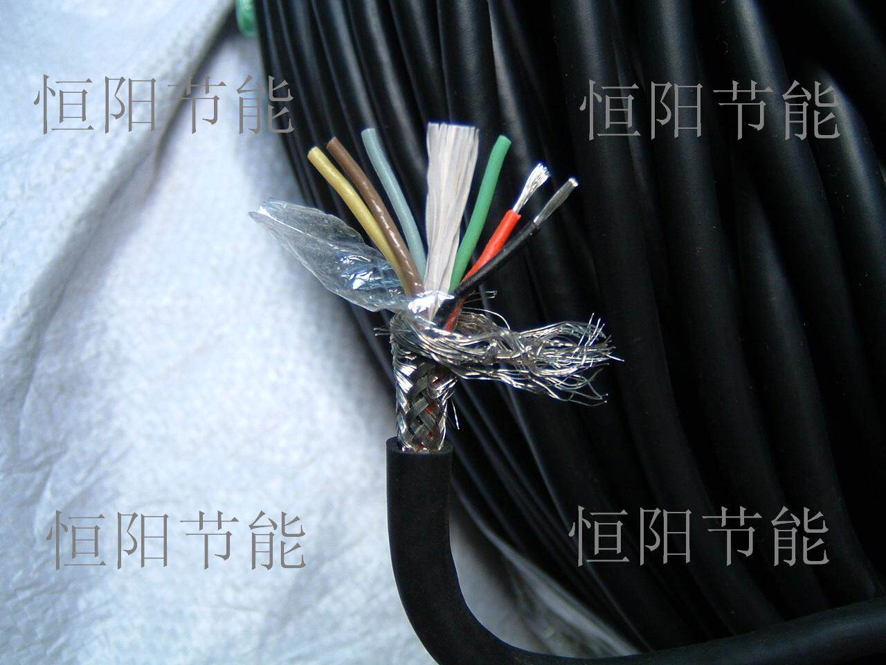 6.8进口6芯0.25平方屏蔽线0.2信号控制线拖链镀锡细铜丝特软RVVP