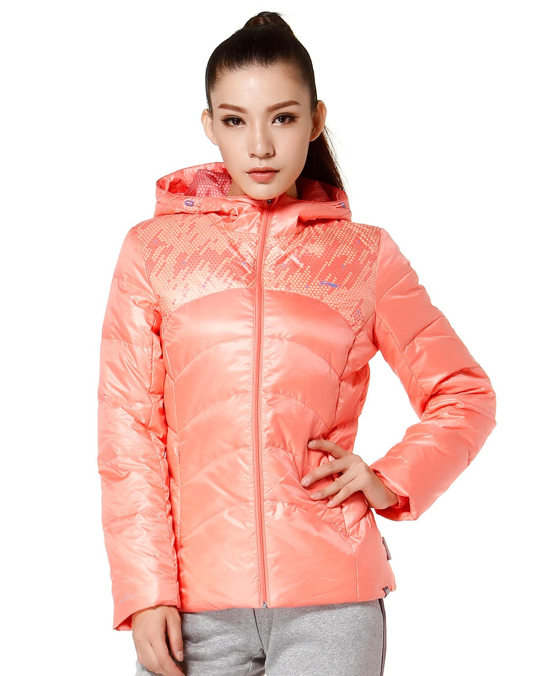 Blouson de sport femme LINING AYMH026-1 - Ref 505535 Image 1