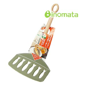 。日本进口正品 inomata耐高温塑料油炸铲煎鱼锅铲/煮鱼翻鱼铲