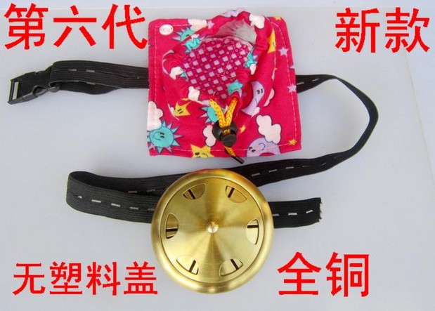 包邮全铜100%纯铜艾灸盒 纯铜随身灸温灸盒艾灸器 可加姜片带布套