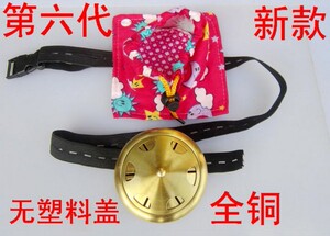 包邮全铜100%纯铜艾灸盒 纯铜随身灸温灸盒艾灸器 可加姜片带布套