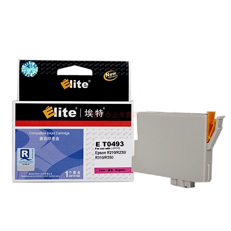 埃特（Elite） E T0493 红色墨盒 适用爱普生R210/R230/R310/R350