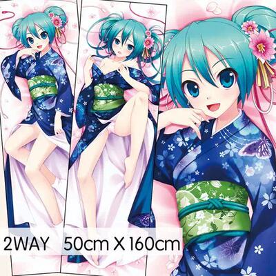 初音未来miku和服版2way半身抱枕