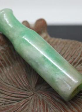 清代翡翠烟嘴  老翡翠烟嘴 GDFC0012