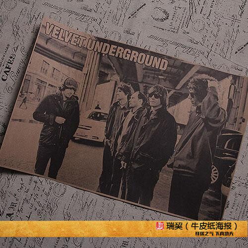 Velvet Underground海报V.U. 地下丝绒乐队海报lou reed 复古装饰