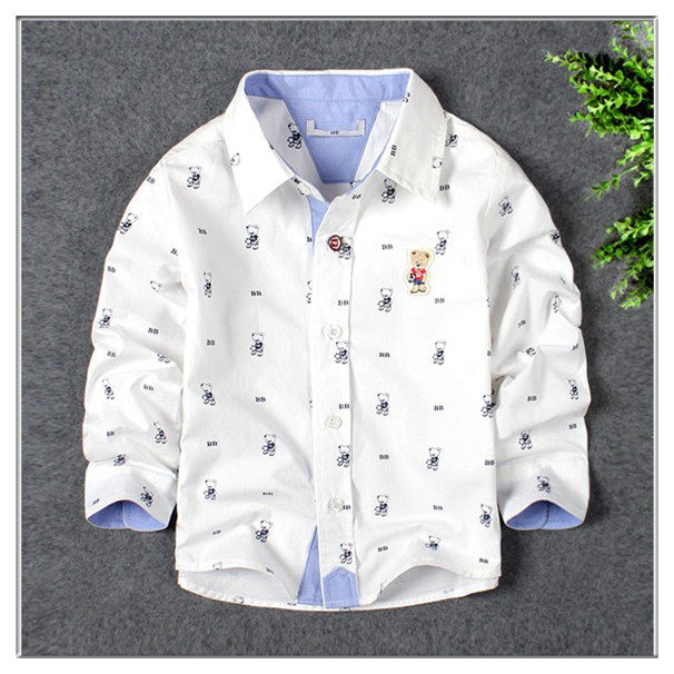 Chemise garcon à manche longue - Ref 2076690 Image 1