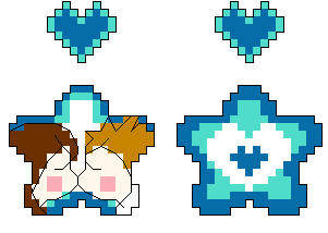 汽车钥匙扣手机链防尘链双面绣十字绣挂件蓝五星情侣手工礼物对吻