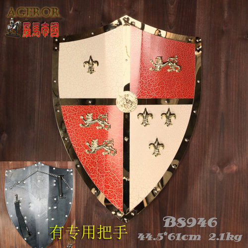 古罗马盾牌影视道具原创设计壁挂