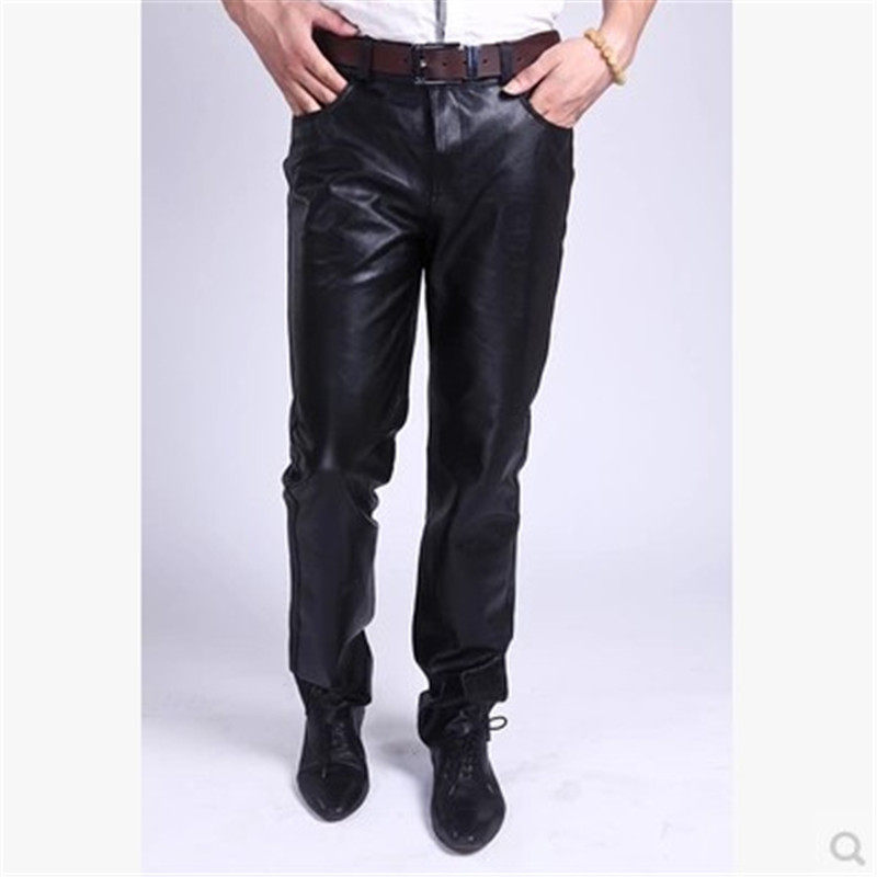 Pantalon cuir homme droit pour hiver - Ref 1486014 Image 1