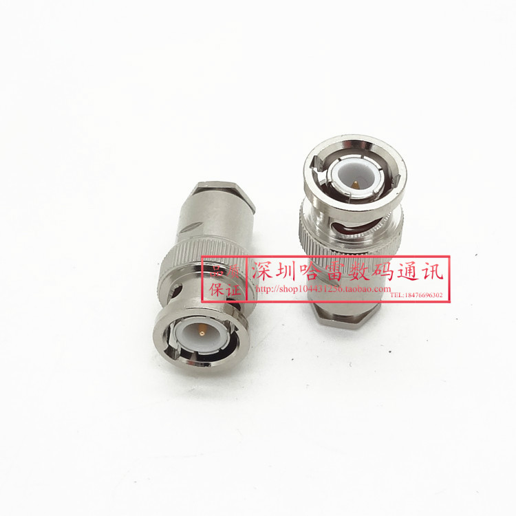 50-3或50-5 BNC(Q9)50欧公头五件套装接型无需压制BNC-J5馈线头