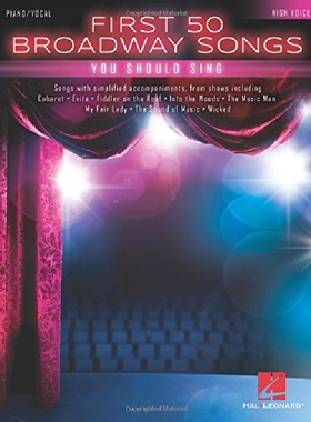 【预订】First 50 Broadway Songs You Should S...