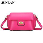 Chun LAN simple mini authentic handbags fall/winter new baodan shoulder bag small red casual slung leather handbag