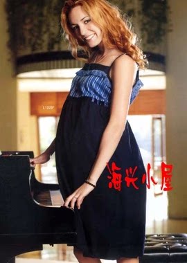 孕妇装今生宝贝吊带连衣裙1225