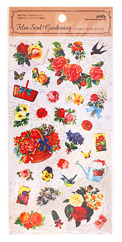 日本|Amifa贴纸|透明|园艺31638|整张