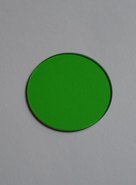 LB17 玻璃 绿色滤光片 绿波玻璃  绿色玻璃 透绿光 25*2mm