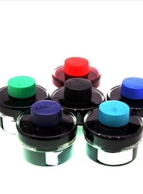 包邮 德国正品lamy/凌美 T52 墨水 黑色 蓝色 蓝黑绿色 红色 50ml