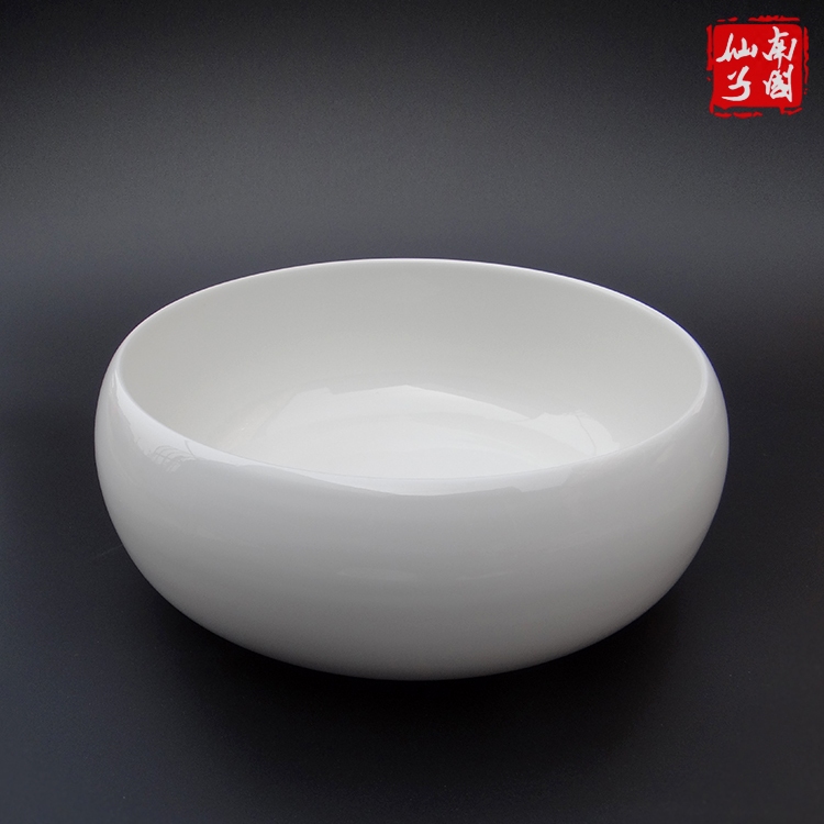 纯白水仙水培陶瓷盆植物花盆简约_虎窝淘