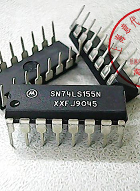 SN74LS155N  MOT 74LS155【全新原装】赛格市场G332室实体店 现货