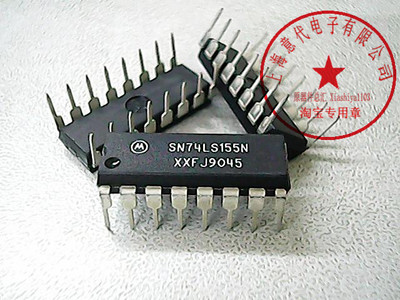 SN74LS155N  MOT 74LS155【全新原装】赛格市场G332室实体店 现货
