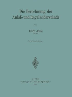 【预订】Die Berechnung Der Anlass- Und Regel...