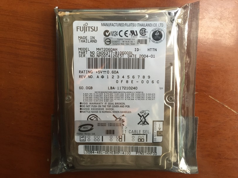 Ô×°¿â´æÌؼÛδ²ð·â ¸»Ê¿Í¨2.5´ç60G±Ê¼Ç±¾µçÄÔÓ²ÅÌ IDE²¢¿Ú60GB