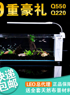 leoq550q220超白龟虾迷你造景