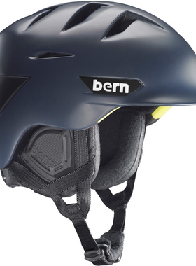 Bern滑雪头盔Rollins深蓝大码3XL单板双板超轻一体头围57-59cm