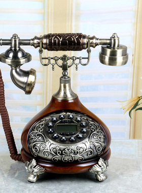 【新款包邮】欧式复古电话机/仿古电话机/客厅/卧室座机W34T
