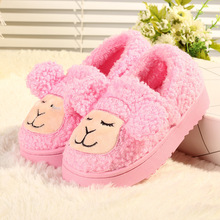 Pantoufles enfants en suède pour hiver - semelle plastique - Ref 1007791 Image 10