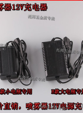 背负式电动喷雾器电子大小铅酸电池电瓶充电器22012V伏电源转换器