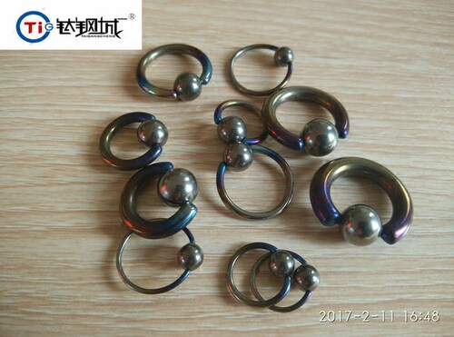 纯钛环钛钢城装备人体穿刺耳环