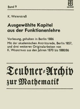 【预订】Ausgewahlte Kapitel Aus Der Funktion...