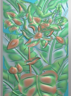 石材芭蕉叶香蕉叶砂岩浮雕背景墙屏风挂屏精雕图石雕图木雕图BMPj