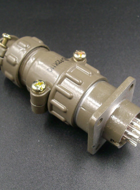 HAOGNCN航空插头插座P20K11Q连接器接插件7芯圆形P20J11A直式正装