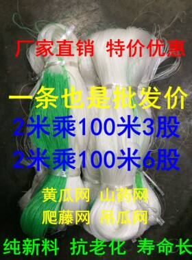 爬藤网种植黄瓜山药豆角彩带