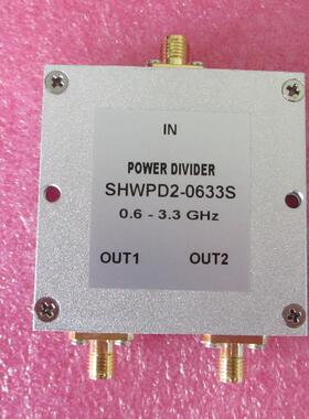 600-3300MHz GSM GPS WIFI SMA RF一分二 高频射频微波同轴功分器