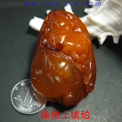 吊坠貔貅如意天然蜜蜡