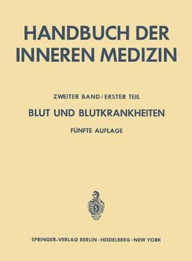 【预订】Blut Und Blutkrankheiten: Teil 1 All...