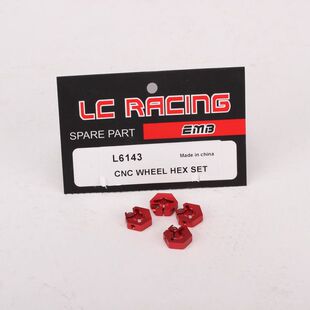 LCRacing L6143  金属六角结合器/4pcs 越野竞速卡短卡用 6元运费