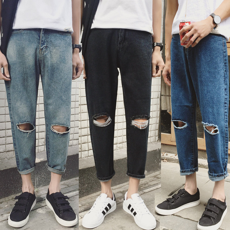 Jeans pour jeunesse en coton - Ref 1461423 Image 3