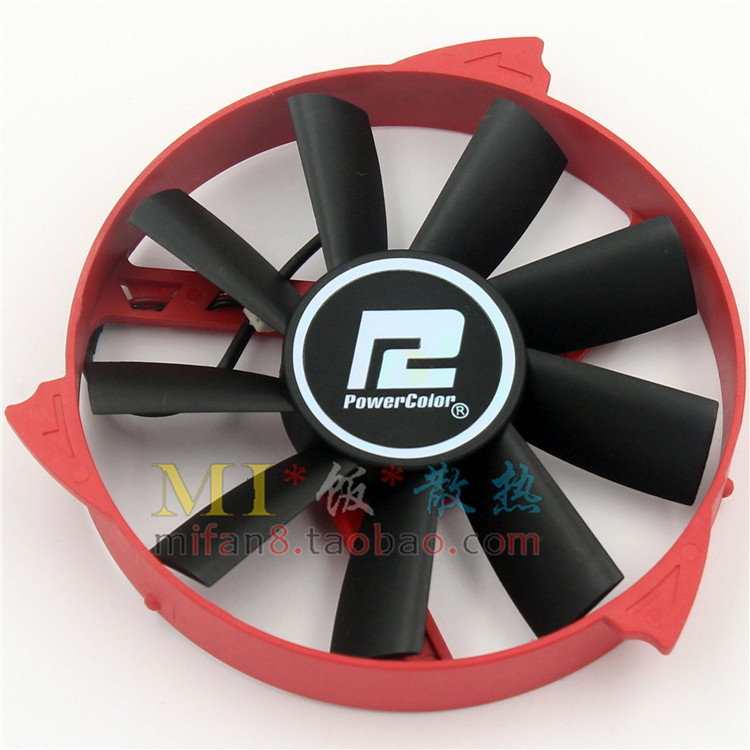 迪兰恒进HD6770 VORTEX 1G PLA09215B12H      滚珠轴承显卡风扇