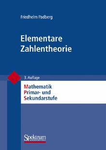 【预售】Elementare Zahlentheorie